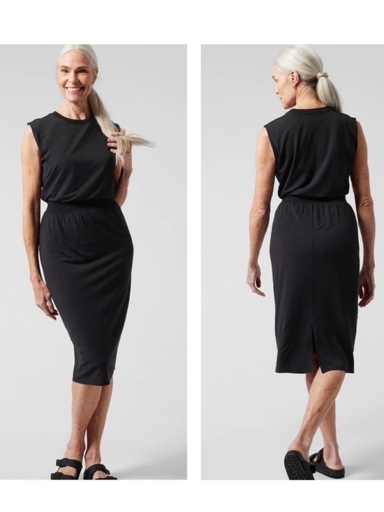 Athleta Dresses & Skirts - Athleta Santorini Cinch Dress in Black Size XS